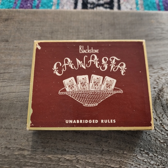 Vintage 1951 Canasta playing cards in original box - Picture 5 of 10
